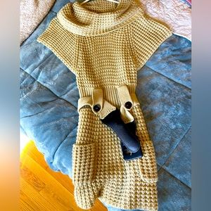 Sweater dress. Super comfy and adorable on.